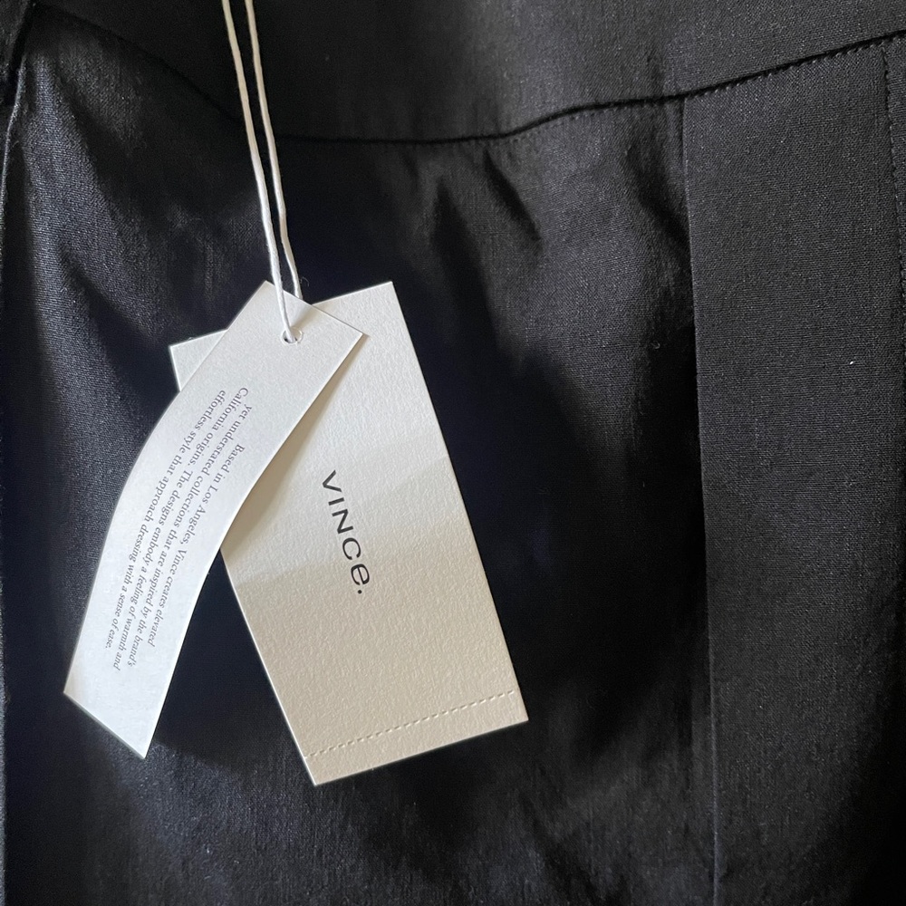 Brand new Vince pleat front pull on pants